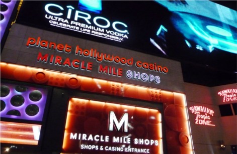Planet Hollywood Casino, Miracle Mille Shops.