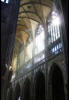 La catedral de San Vito, las naves de crucería sobre el coro.