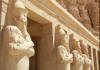 El templo de la reina Hatshepsut.