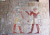 El templo de la reina Hatshepsut.