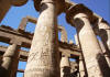Templo de Karnak, capitel de la sala hipóstila.