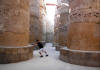 Templo de Karnak, las columnas son enormes.