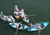 Luxor – Vendedores ambulantes en canoa.